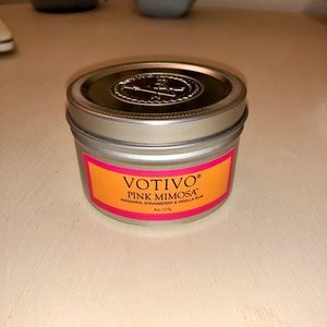 Votivo pink mimosa 4oz candle